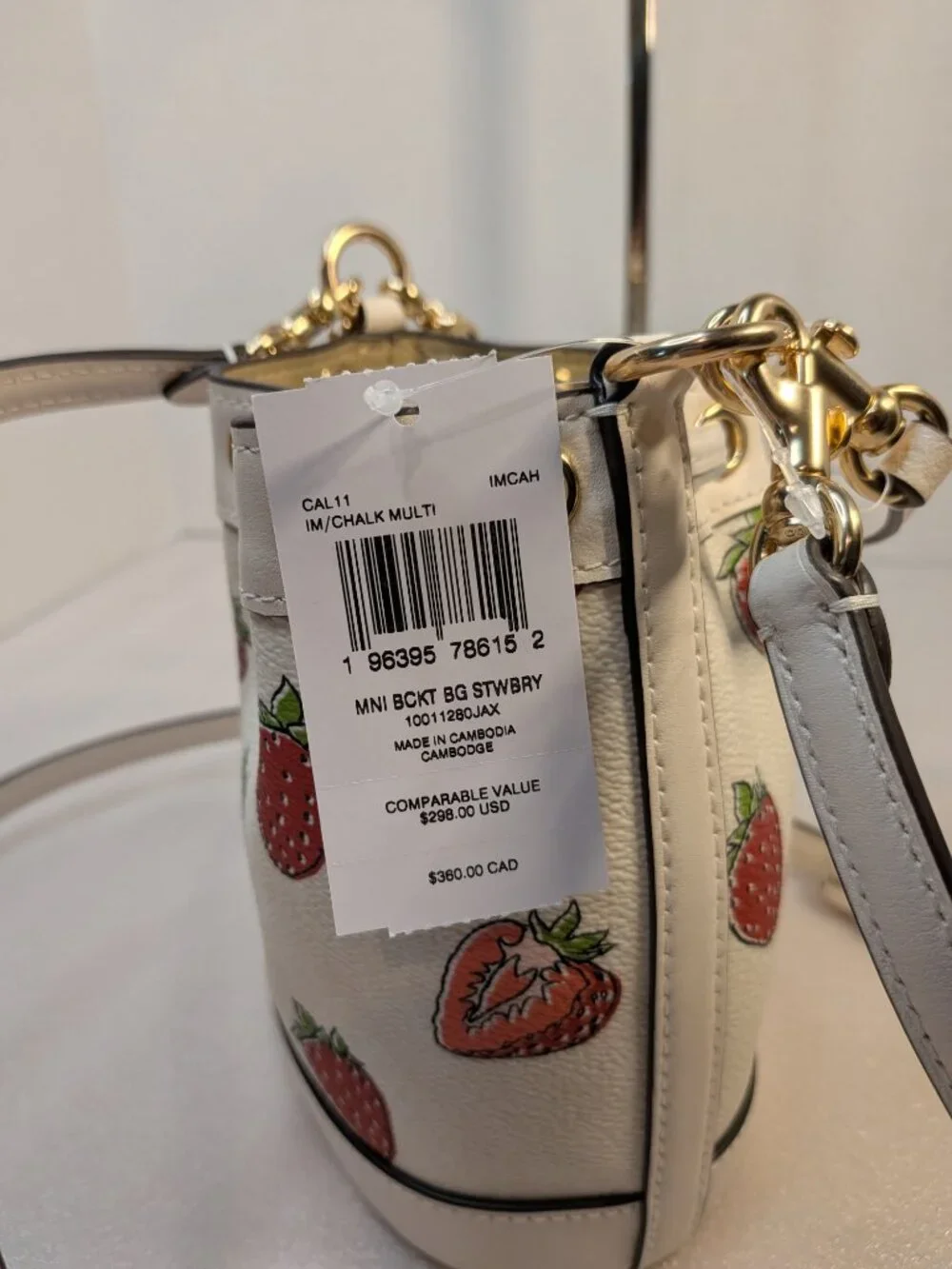 Coach printed coated